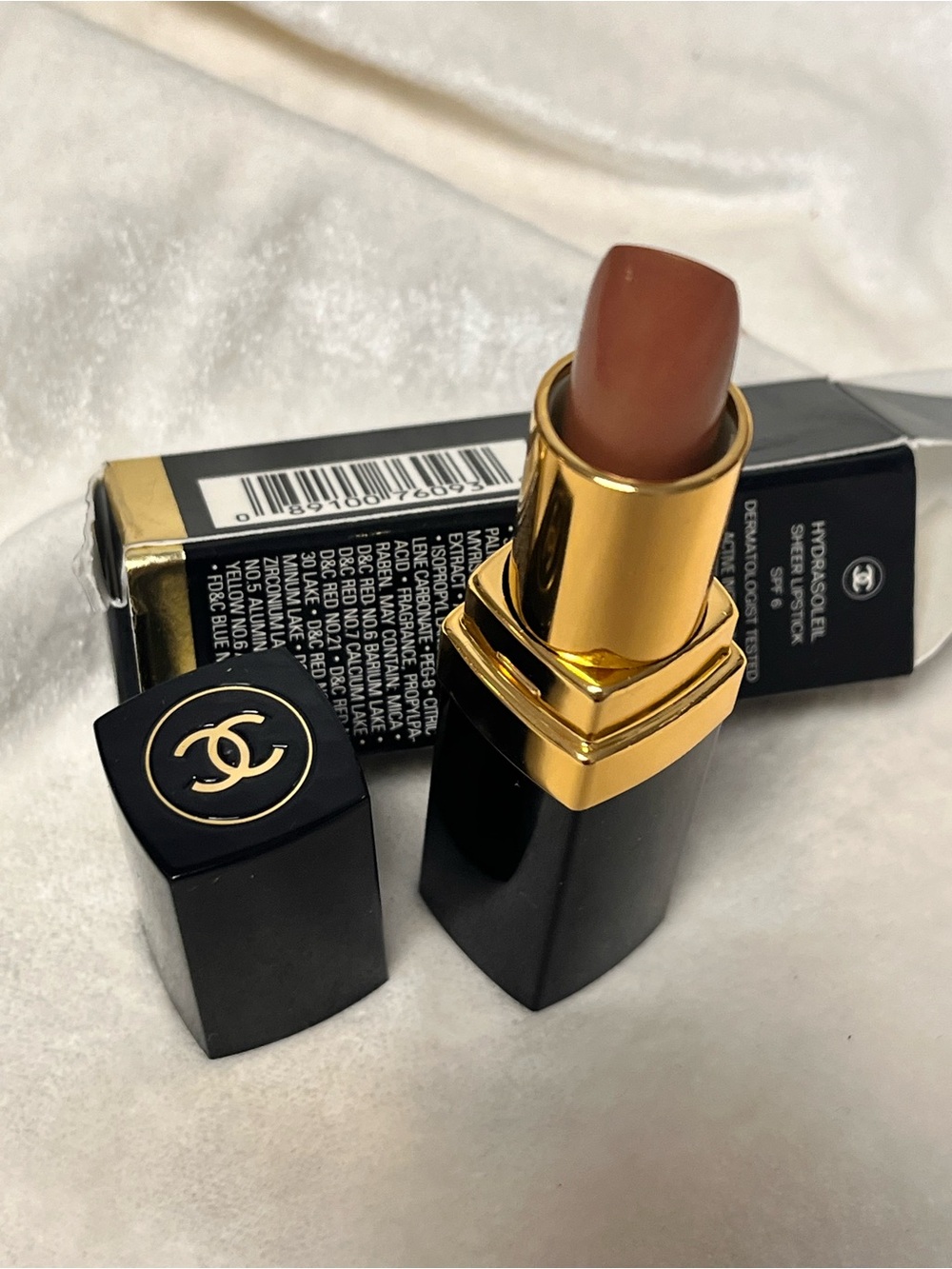 CHANEL Hydraboost Lipstick — Warm Nude Brown Shade